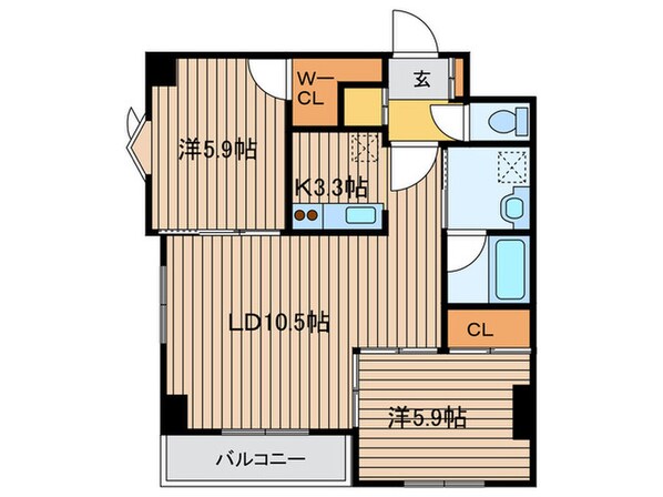 Ｇ・セニ－学園の杜の物件間取画像